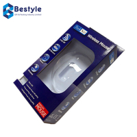 Bestyle Wholesale Custom Printed Paper Card Packaging Boxes With Plastic Tray for Mouse Electronic Packaging Box