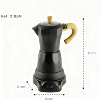 Nouvelle conception de cafetières, machine à café italienne, machine à expresso électrique, cafetière moka, machine à expresso