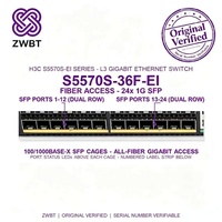 H3C S5570S-36F-EI Switch de Agregación Gigabit de Capa 3 Empresarial 24x1G SFP 8x1G RJ45 4x1/10G SFP+ IRF2 Máx. 9 Empilhable Empresarial
