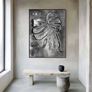 Peintures murales Wabi Sabi faites à la main en gros, décorations artistiques encadrées, solutions pour les projets de décoration intérieure - Product Image 3