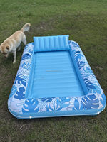 Planche flottante gonflable sur mesure en PVC de grande taille pour jeux aquatiques en piscine, idéale pour la location commerciale