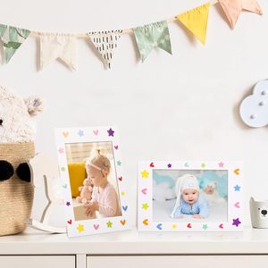 Cadre photo en acrylique personnalisé OEM, design écologique, carte de vœux joyeux anniversaire, 15x21cm ou taille personnalisée - Product Image 4