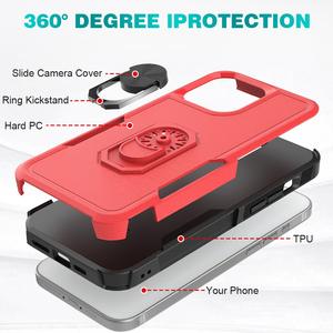 Antichoc Voile 2-en-1 TPU + PC Support Rotatif à 360 Degrés Coque de Téléphone pour <span class=keywords><strong>iPhone</strong></span> 16 Couverture de Téléphone pour <span class=keywords><strong>iphone</strong></span> 15Pro Max 14 13 - Product Image 3