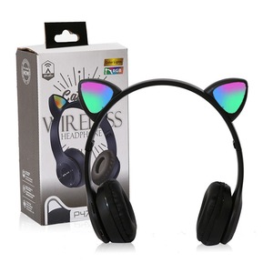 <b>Light</b> Up Cat Ear Headphones, Wireless <b>Gaming</b> Headset for Phone Laptop, Rechargeable Over-Ear Model - Product Image 6