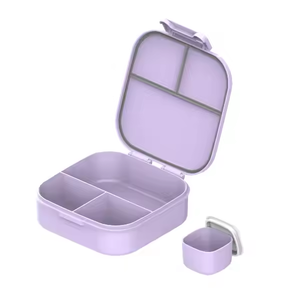 Adorable <strong>Princess</strong> Children's <strong>Lunch</strong> <strong>Box</strong>: Compact 3 Compartment Container with Secure Latch for Outings - Product Image 4