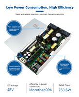 Catu Daya Switching Output Tunggal Industrial Okey 750W 24V RSP-750-24 PFC Aktif Efisiensi Tinggi