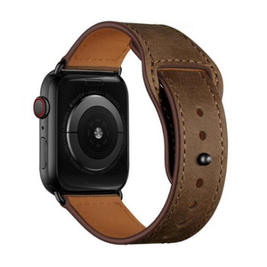 Hot Sale Wristband 38mm 40mm 42mm 44 mm Genuine Leather Luxury Watch Band Strap For i Apple Watch Series 5 4 3 Iwatch Bands - Product Image 5