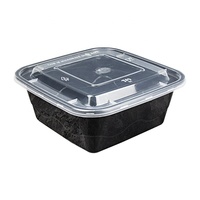 Großhandel Kompartimente runder Lebensmittelbehälter frei von BPA einweg-Kunststoff Buffet-Teller Hotel Restaurant Take-Away Salat Mahlzeit Deli B