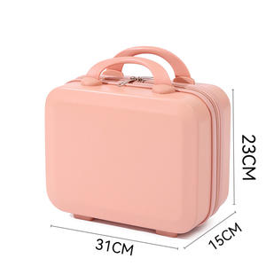 2025 estuche <span class=keywords><strong>de</strong></span> <span class=keywords><strong>maquillaje</strong></span> pequeño <span class=keywords><strong>de</strong></span> 14 pulgadas ABS Mini <span class=keywords><strong>maleta</strong></span> logotipo personalizado impermeable portátil caja <span class=keywords><strong>de</strong></span> cosméticos <span class=keywords><strong>de</strong></span> viaje <span class=keywords><strong>precio</strong></span> <span class=keywords><strong>de</strong></span> fábrica - Product Image 2