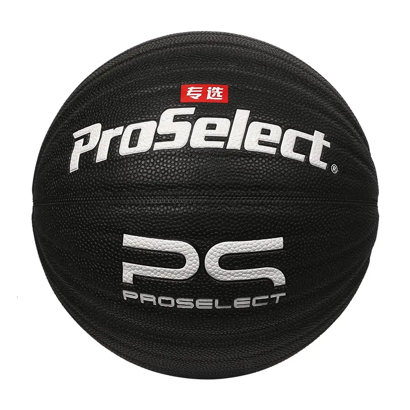 Proselect כדור מותאם אישית כדור מחיר זול אופנה חום שחור גודל 7 כדורסל