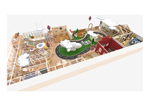 Parque Infantil Interior Personalizado con Diseño de Ciudad Pequeña Inmersiva, Área de Juego con Calles de Simulación para Niños en Centros Comerciales - Product Image 5
