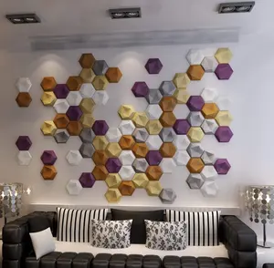 Kostenlose Probe dekorative Wand paneel 3D hitze beständige externe 3D Wohnzimmer Tapete