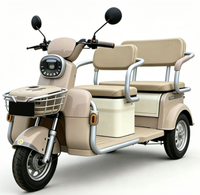 Nouveau Tricycle Électrique 3 Roues 60V 800W pour Transport Urbain avec Cabine Ouverte et Grand Panier – Vente en Gros 2026