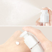 Sérum en plastique vide bouteille à pompe sans air rechargeable pour soins de la peau 30ml 50ml