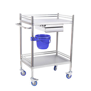 医院设备不锈钢医疗手推车急诊手术护理医疗专业手推车 - Product Image 6