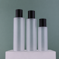 Bouteilles en gros vides pour crème visage et yeux, flacons cosmétiques givrés pour toner et démaquillant, flacons pulvérisateurs sous pression
