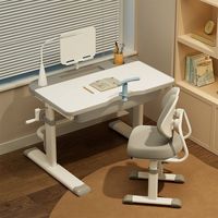 Ensemble table et chaise d'étude multifonctionnel, réglable, confortable, écologique, ignifuge et durable pour enfants, ensemble de bureau d'écolier pour salle de classe