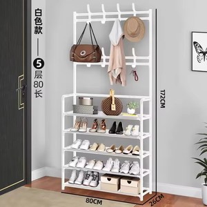 Multi-Functional and Minimalist Design <strong>4</strong> Layers Multi Layered Shoe <strong>Rack</strong> Floor Integrated Clothes <strong>Rack</strong> - Product Image 5