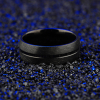 Fabrik-Premium Hip-Hop-Stil Coole Ringe Herr der Ringe Schwarze Ringe für Männer