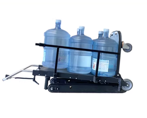 Chariot de transport électrique à quatre roues pour monter les escaliers, batterie au lithium, chariot à chenilles, plate-forme à chenilles - Product Image 1