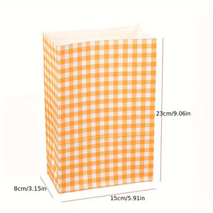 Tấm plaids mô giấy đầy màu sắc kiểm tra pastel Quà Tặng Giấy Gói trang trí nghệ thuật giấy cho sinh nhật DIY Thủ công mỹ nghệ trang trí nội thất - Product Image 3