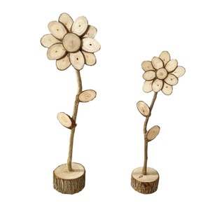 Ornements en bois chinois, décorations de jardin, ornements <span class=keywords><strong>Mori</strong></span>, décorations de Pâques, décorations pastorales pour fenêtre, accessoires de décoration de mariage - Product Image 5