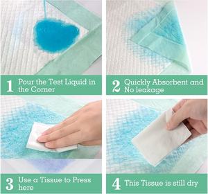 Produits de soins populaires 24*24 pouces Lot de 75 matelas à langer jetables pour bébé en stock - Product Image 3
