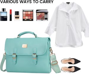 Échantillon gratuit, vente en gros, sac à main léger pour femmes, sac à bandoulière pour ordinateur portable, sac à main en cuir, sacoche élégante pour MacBook Air - Product Image 5