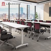 Table de formation pliable LEADCOM LS-701, empilable en usine, pour salle de classe universitaire, multifonctionnelle, pour salle de réunion