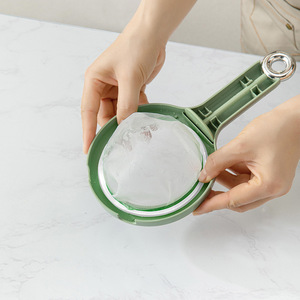 Filtre à lait de soja, passoire à mailles fines avec crochet pour usage domestique, séparateur de jus pour bébé - Product Image 3