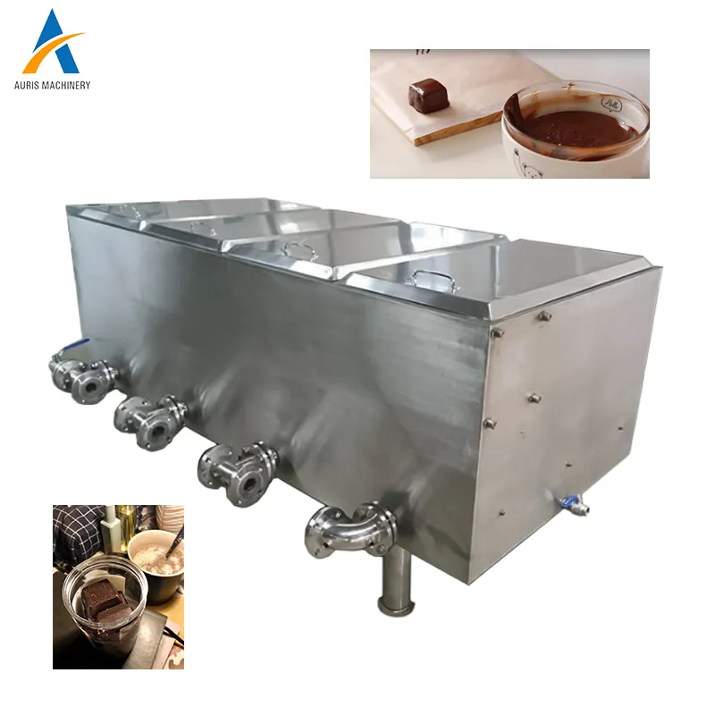 Tanques de fusión de mantequilla de cacao, máquina comercial de fundición de grasa de Chocolate, proceso de Chocolate