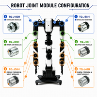Kit de Actuador de Articulación Robótica de 7 Grados de Libertad con Carga Útil de 3 kg, Actuador de Accionamiento Armónico con Doble Codificador para Piezas de Brazo Robótico Humanoide