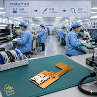 Service clé en main OEM/ODM Fabrication et assemblage de circuits imprimés (PCB/PCBA) Matériaux Rogers Finition de surface ENIG Blindage RF/EMI SMT/DIP