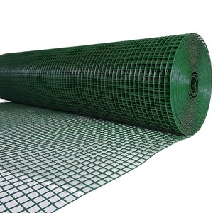 Factory Price High Quality Green PVC Coated Square Hole Welded Wire <b>Mesh</b> 1/2inch*1/2inch for Fence with Bending Cutting Services - Product Image 1