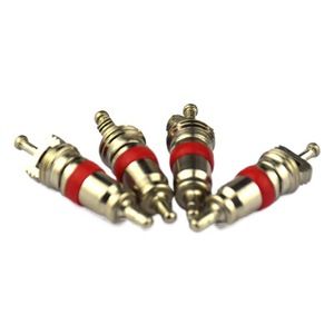 Válvula de bola sin cámara de cobre de 27.6mm con núcleo grande para maquinaria pesada, camiones y vehículos de minería, con conexión americana - Product Image 4