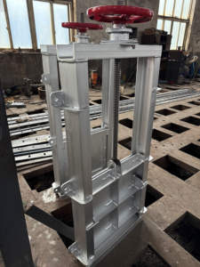 Válvula de Compuerta de Acero Inoxidable 304 para Control Manual de Agua, con Limitación de Corriente, para Depósitos, Ríos y Canaletas - Product Image 2