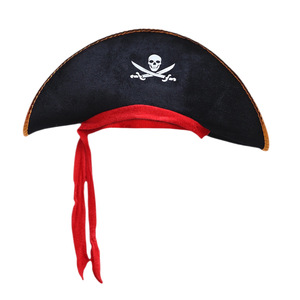 <span class=keywords><strong>Sombrero</strong></span> de Capitán <span class=keywords><strong>Pirata</strong></span> para Halloween, Fiesta de Disfraces, Personaje de Piratas del Caribe, Bufanda Roja, Accesorios para Actuaciones en Escenario - Product Image 5