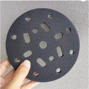 Tampon d'interface à densité douce de 6 "Coussin en mousse à crochet et boucle sans poussière à 17 trous utilisé entre le disque de ponçage de la ponceuse sous vide et le tampon de support - Product Image 5