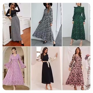 Vestido Elegante de Encaje con Volantes y Mangas Abullonadas para Mujer, Nueva Colección Primavera-Verano 2025 de Corea del Sur, Venta al Por Mayor de Alta Calidad - Product Image 5