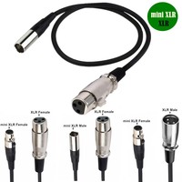 Câble audio RCA AV RG45 XLR coudé 2-en-1 composite pour haut-parleur, câble DC6.35, 3.5mm mâle stéréo, gaine PVC, blindage tressé