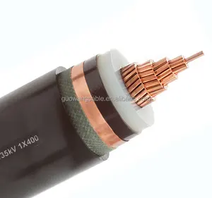 IEC 60228 Single Core Copper 15kV EPR Insulation PVC Sheath Power Cable 1*150