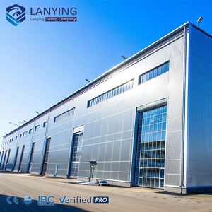 อาคารโครงเหล็กสำเร็จรูปขนาดใหญ่ โครงสร้างเหล็กชุบสังกะสี โกดังเก็บของที่มั่นคง ราคาประหยัด - Product Image 1