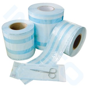 Cinta de esterilización médica desechable azul EO para el empaquetado de instrumentos quirúrgicos con certificación CE - Product Image 1