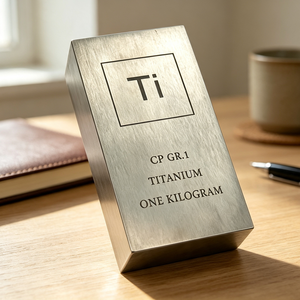 Titanium One Kilogram CP Grade1 Solid Metal Bar 40mm Thickness 55mm Width 105mm Length Investment Gift - Product Image 5