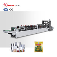 Machine de fabrication de sachets à fermeture éclair à trois soudures latérales haute vitesse OYANG 650S