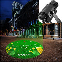 Projecteur LED extérieur 60W pour logo, étanche IP67, projecteur de gobo, publicité, signalisation au plafond