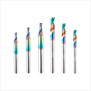 DLC واحدة الناي لولبية قاطعة الطاحونة التنغستن كربيد PCD راوتر بت الحفر أداة القطع آلة الألومنيوم النحاس الغيار جزء - Product Image 2