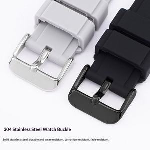 Bracelet de montre en silicone en gros pour Apple Watch Ultra 49mm SE 44mm 45mm avec boucle ardillon en acier inoxydable, bracelet de sport - Product Image 5