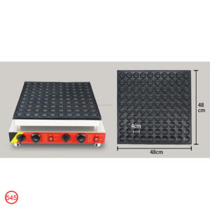 Equipo de Puesto de Comida Móvil, Máquina para Pasteles de Acero Inoxidable con Control de Temperatura de Zona Única, <span class=keywords><strong>Horno</strong></span> para Muffins Ligero - Product Image 6