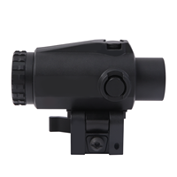 Lunette grossissante Red Win Mantis 3x avec système optique à prisme à montage rapide, revêtement en caoutchouc, lunette grossissante à point rouge rabattable vers le côté